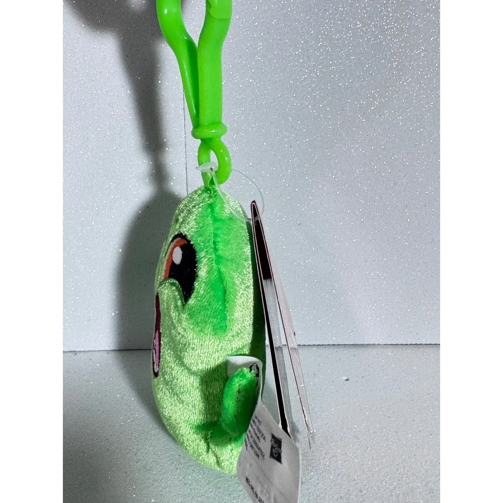 Hasbro Ghostbusters Slimer Plush Keychain Green Ghost Clip On E9791 2020 NWT